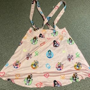 Sailor moon suspender skirt
